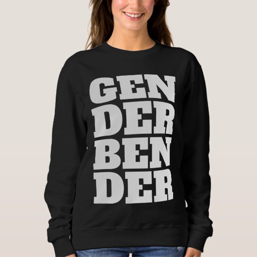 Sweatshirt Gender Fluid Genderless Non Binary Pride Gender Be (Devant)