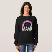 Sweatshirt Genderfluide Mama Rainbow Lgbt Q Cool Pride Flag C (Devant entier)