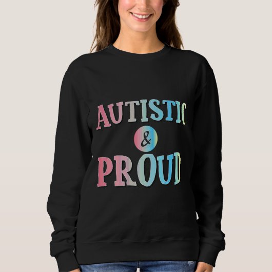 Sweatshirt Genderflux Autiste Et Fière (Devant)