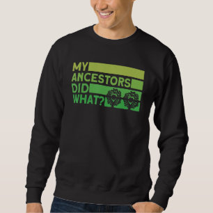 Sweatshirt Généalogie Mes ancêtres ont fait ce que généalogis