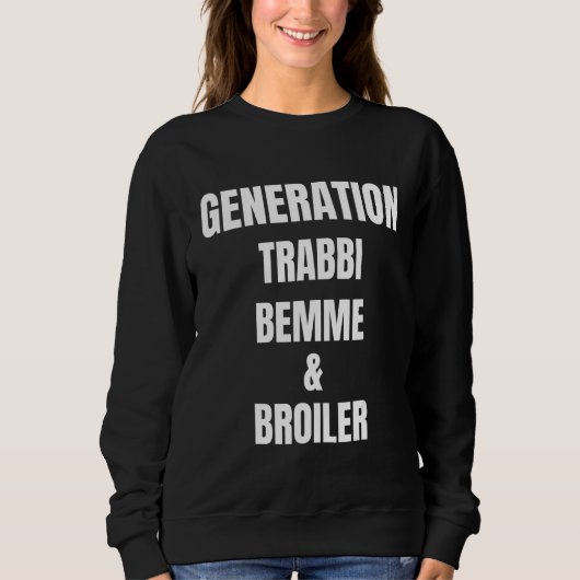 Sweatshirt Génération Gdr Trabbi Bemme & Broiler Ddr (Devant)