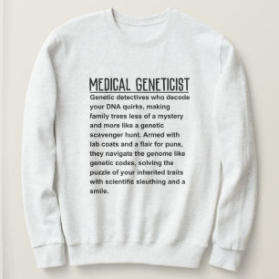 Sweatshirt Génétique Médicale