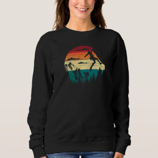 Sweatshirt Génial Escalade En Solo De Vitesse Gratuite En Ple