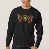 Sweatshirt Génie ailé assyrien (Devant)