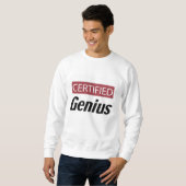 Sweatshirt Génie certifié (Devant entier)