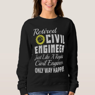Sweatshirt Génie civil Ingénieur civil retraité