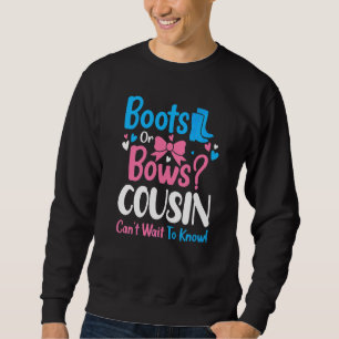 Sweatshirt Genre Révéler Bottes Ou Vaches Cousin Baby Annonce