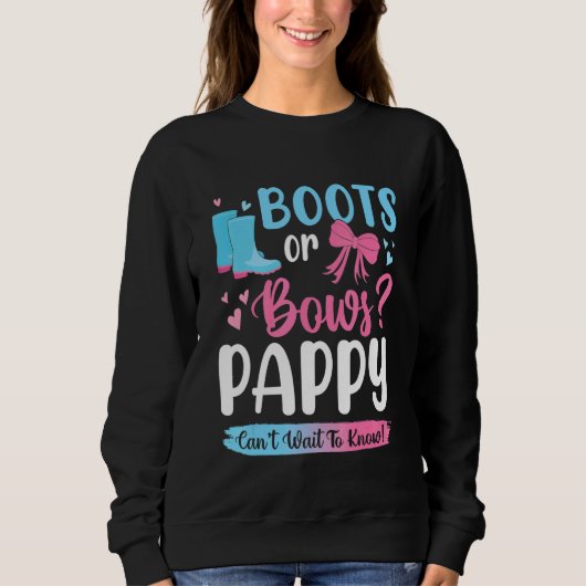 Sweatshirt Genre Révéler Bottes Ou Vaches Pappy Correspondant (Devant)