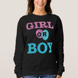 Sweatshirt Genre Révéler Garçon Ou Fille Rose Ou Bleu Maman &
