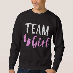 Sweatshirt Genre révéler l'équipe fille jumelé famille bébé