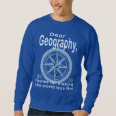 Sweatshirt Geography (Devant)