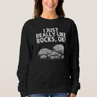 Sweatshirt Géologie pour hommes femmes collectionneur de roch