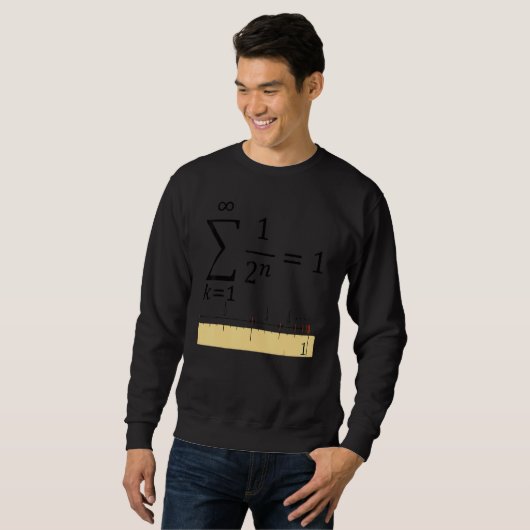 Sweatshirt Geometrical Sum Cool Notion Of Math And Science 2 (Devant entier)