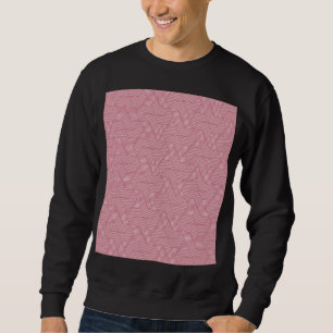 Sweatshirt Géométrie de ligne : Texture Vintage moderne