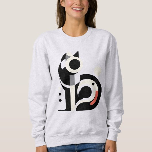 Sweatshirt Géométrique CAT - (Devant)