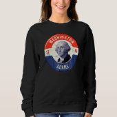 Sweatshirt George Washington 1789 John Adams (Devant)