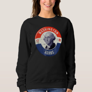 Sweatshirt George Washington 1789 John Adams
