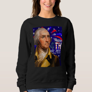 Sweatshirt George Washington 4 juillet Design