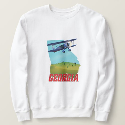 Sweatshirt Géorgie États-Unis (Design devant)
