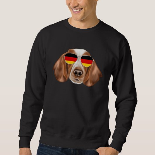 Sweatshirt German Flag Welsh Springer Spaniel Dog Germany Poc (Devant)