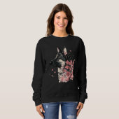Sweatshirt German Shepherd Cherry Blossom Dog Breed Japanese (Devant entier)