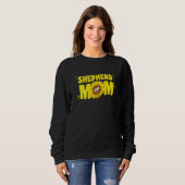 Sweatshirt German Shepherd Mom For Women Sunflower Shepherd G (Devant entier)