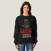 Sweatshirt German shepherd mom the more men german shepherd (Devant entier)