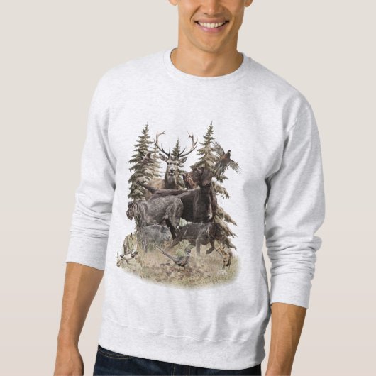 Sweatshirt German Wirehaired Pointer (Devant)