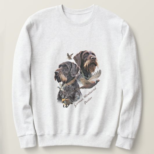 Sweatshirt German Wirehaired Pointer (Design devant)