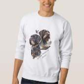 Sweatshirt German Wirehaired Pointer (Devant)