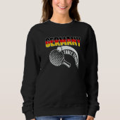 Sweatshirt Germany Table Tennis   Support German Ping Pong Te (Devant)