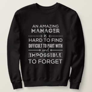 Sweatshirt Gestionnaire, Cadeau Pour Gestionnaire, Un Véritab