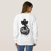 Sweatshirt Ghost – Dark Horror Dripping Text Art (Dos entier)