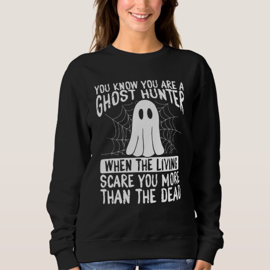 Sweatshirt Ghost Hunter Camera Ghost Hunting Essentials (Devant)