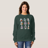 Sweatshirt Ghost Reading Books Librairie (Devant entier)