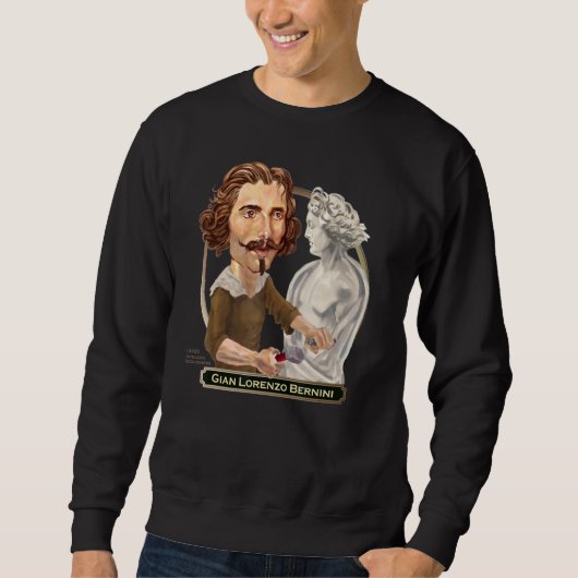 Sweatshirt Gian Lorenzo Bernini Sculptur Architecte Baroque (Devant)