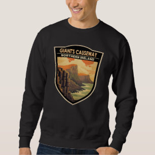 Sweatshirt Giants Causeway Irlande du Nord Voyage Vintage