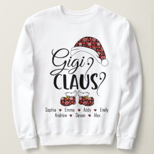 Sweatshirt Gigi Claus Cadeau Pour Noël