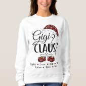 Sweatshirt Gigi Claus Cadeau Pour Noël (Devant)