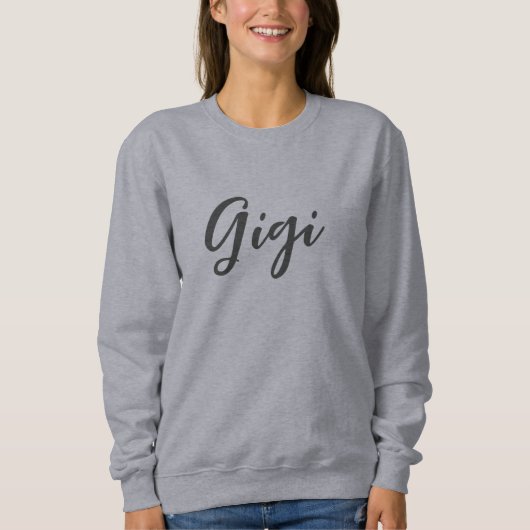 Sweatshirt Gigi Minimaliste (Devant)