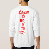 SWEATSHIRT GILET DE CUIR (Dos)