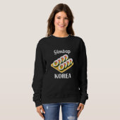 Sweatshirt Gimbap Nourriture Traditionnelle Coréenne Drapeau  (Devant entier)