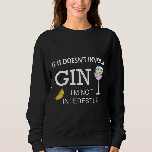 Sweatshirt Gin Gin Gin Club (Devant)