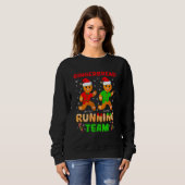 Sweatshirt Gingerbread Running Team (Devant entier)