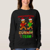 Sweatshirt Gingerbread Running Team (Devant)