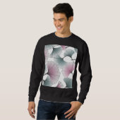 Sweatshirt Gingko biloba dessiné à la main. (Devant entier)