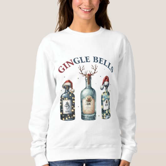 Sweatshirt Gingle Bells femmes (Devant)
