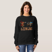 Sweatshirt Ginjas Gingerbread Ninjas Funny Christmas Cookie P (Devant entier)