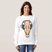 Sweatshirt Girafe at Music with Headphone (Devant entier)