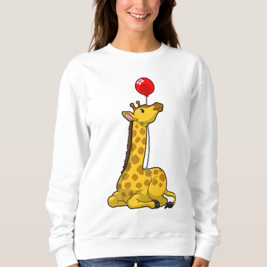 Sweatshirt Girafe avec ballon (Devant)